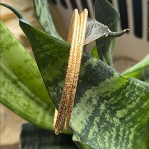 Elegant Gold Bangle Set